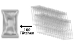 100x Druckverschlussbeutel 3,5cm x 5,5cm Transparent Tütchen 1